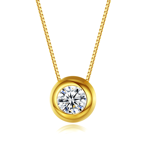 yellow gold necklace