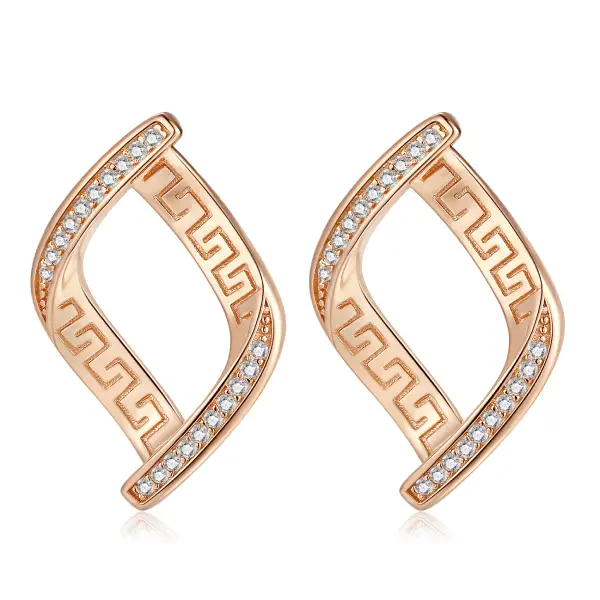 rose gold earrings