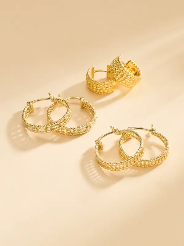 gold vermeil earrings