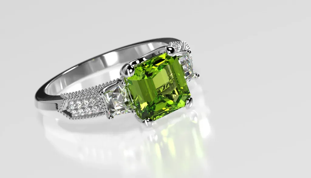 Peridot rings