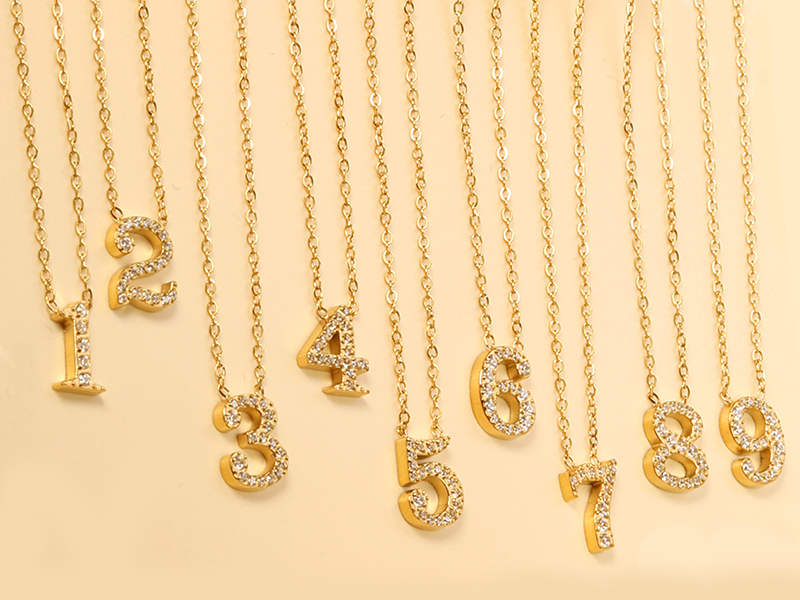 number jewelry