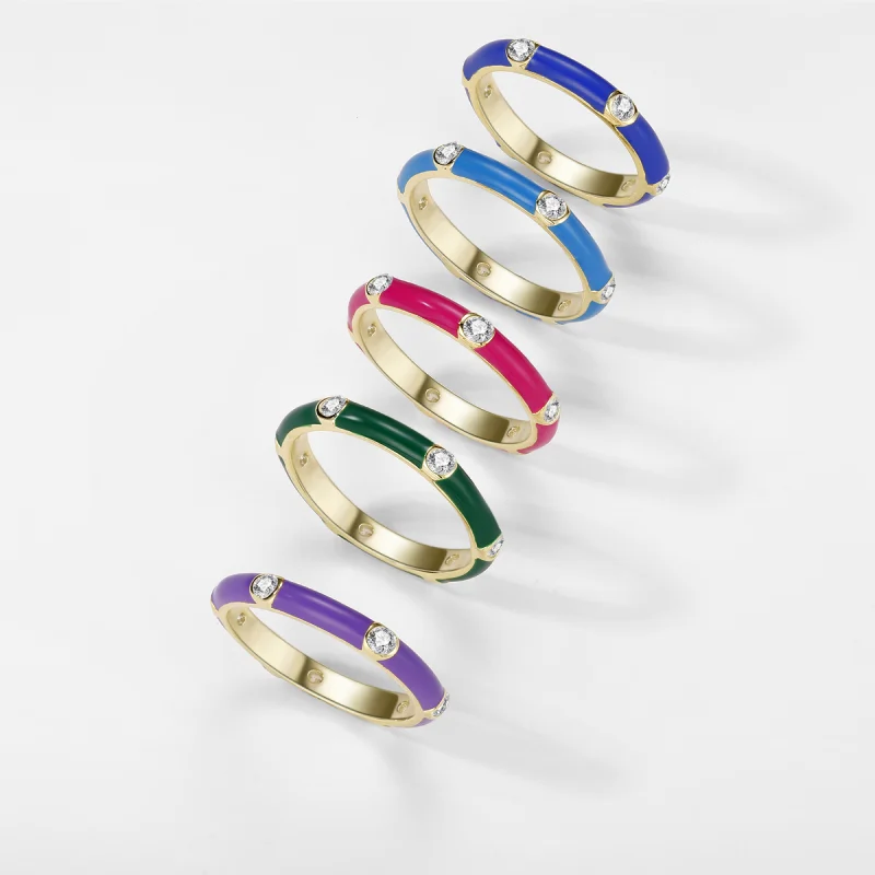 enamel rings