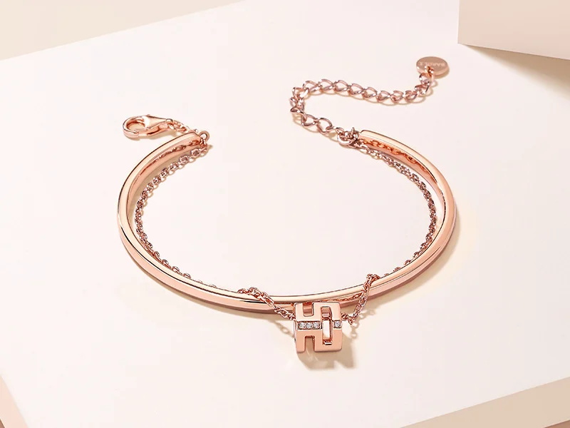 rose gold plated bracelets