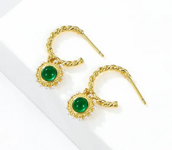 gold plated earrings