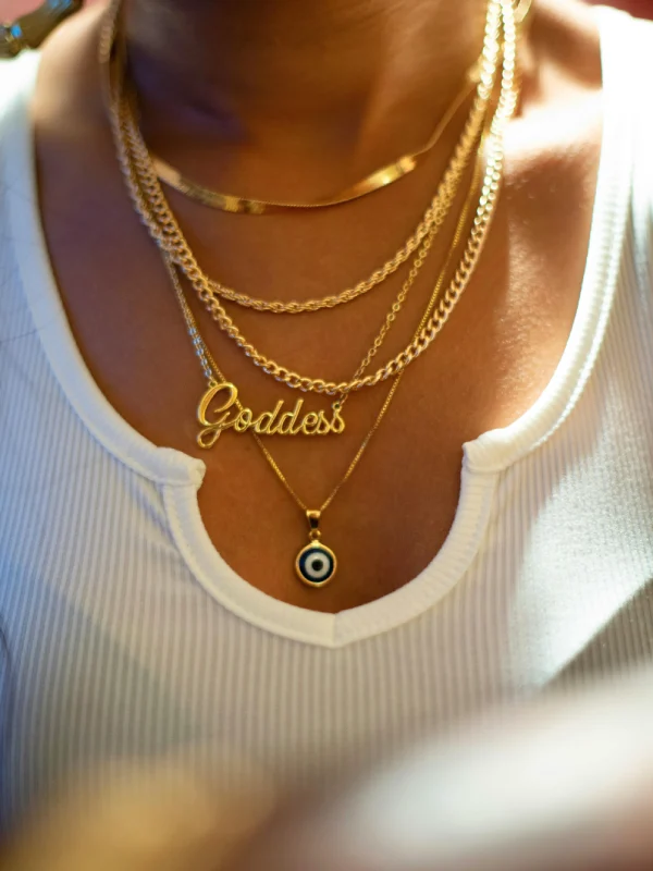 gold plated necklace