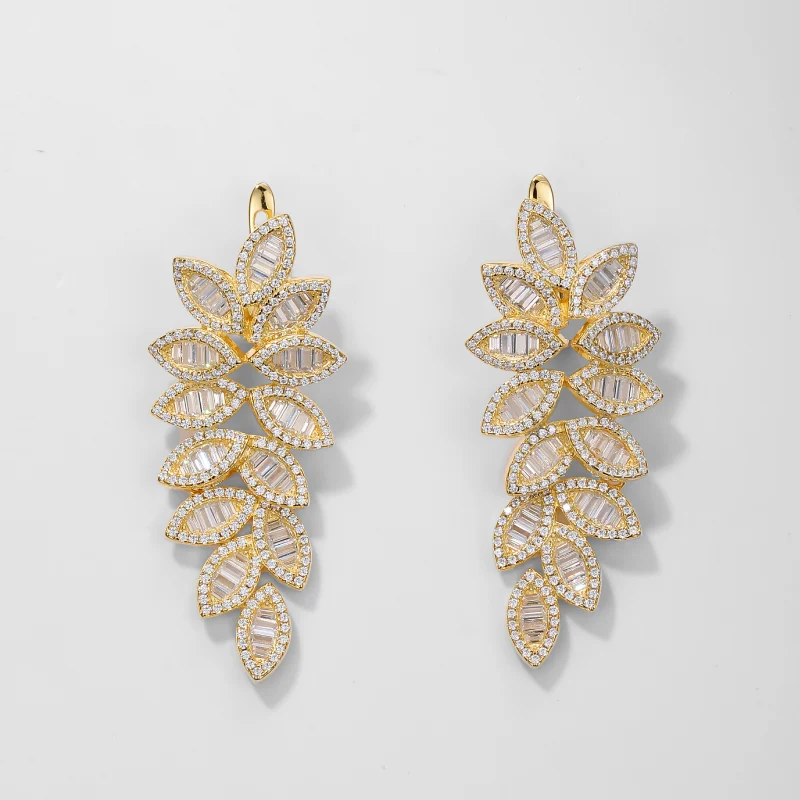 leaves earrings