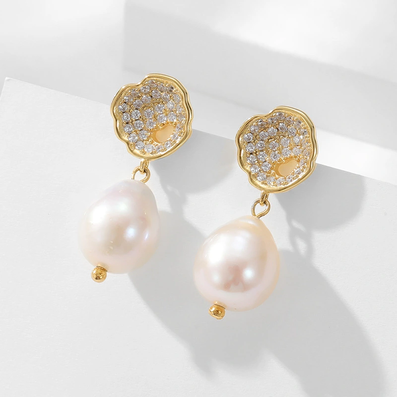 pearl earrings