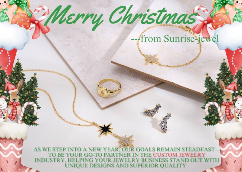 christmas jewelry poster