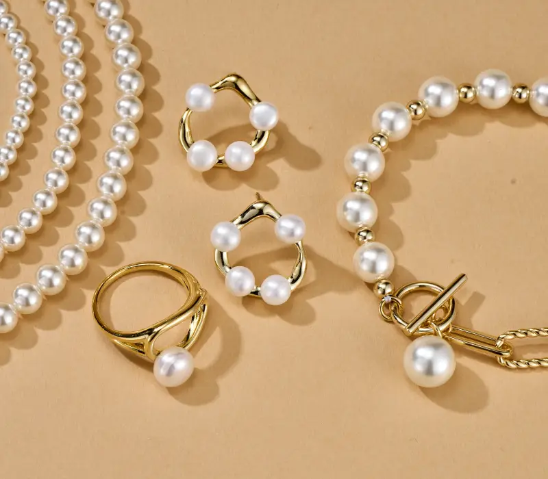 custom pearl jewelry set