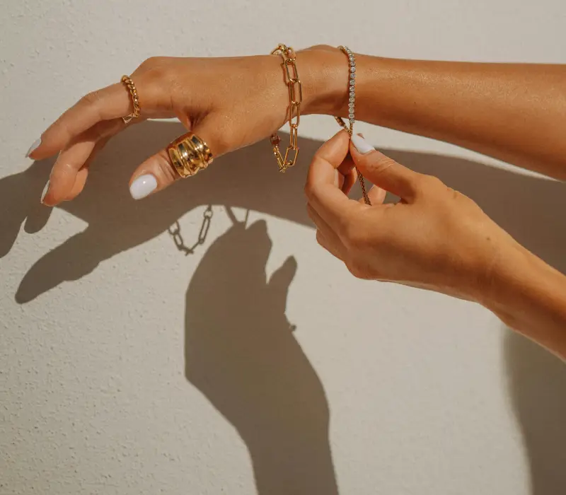 gold bracelets