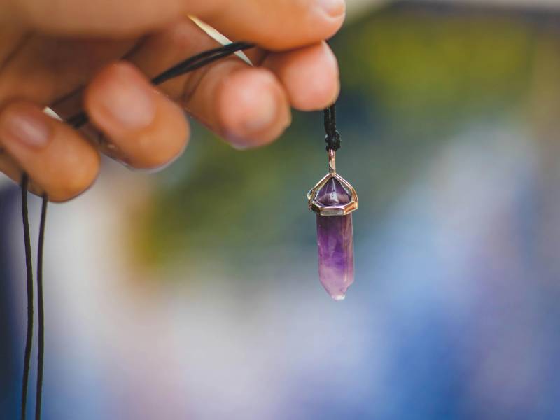 Amethyst necklace